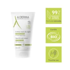 A Derma LES INDISPENSABLES - Crème Mains Et Ongles Hydratante à L'Acide Hyaluronique - Peaux Sèches, 50ml -Boticinal Powersanté Soldes Boutique 03282770154276 21a239d8 7f66 46ce 871f e2d4d8011654