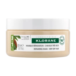 Klorane CUPUACU BIO - Masque Nutrition Et Réparation 3 En 1 - Cheveux Très Secs, 150ml