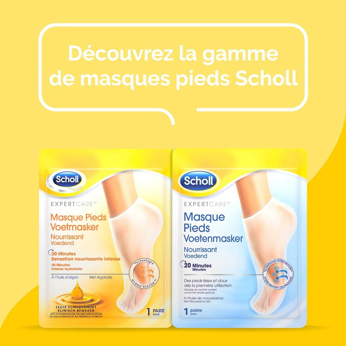 Scholl EXPERTCARE - Masque Pieds Nourrissant Intense à L'Huile D'Argan, 1 Paire 7 Scholl EXPERTCARE - Masque Pieds Nourrissant Intense à L'Huile D'Argan, 1 Paire – Image 5