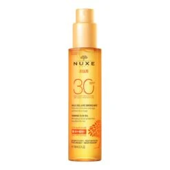 NUXE SUN - Huile Solaire Bronzante SPF30 - Visage Et Corps - Tous Types De Peaux, 150ml