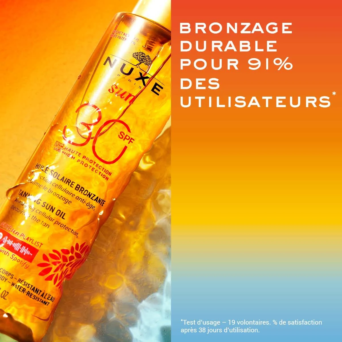 NUXE SUN - Huile Solaire Bronzante SPF30 - Visage Et Corps - Tous Types De Peaux, 150ml 7 NUXE SUN - Huile Solaire Bronzante SPF30 - Visage Et Corps - Tous Types De Peaux, 150ml – Image 5