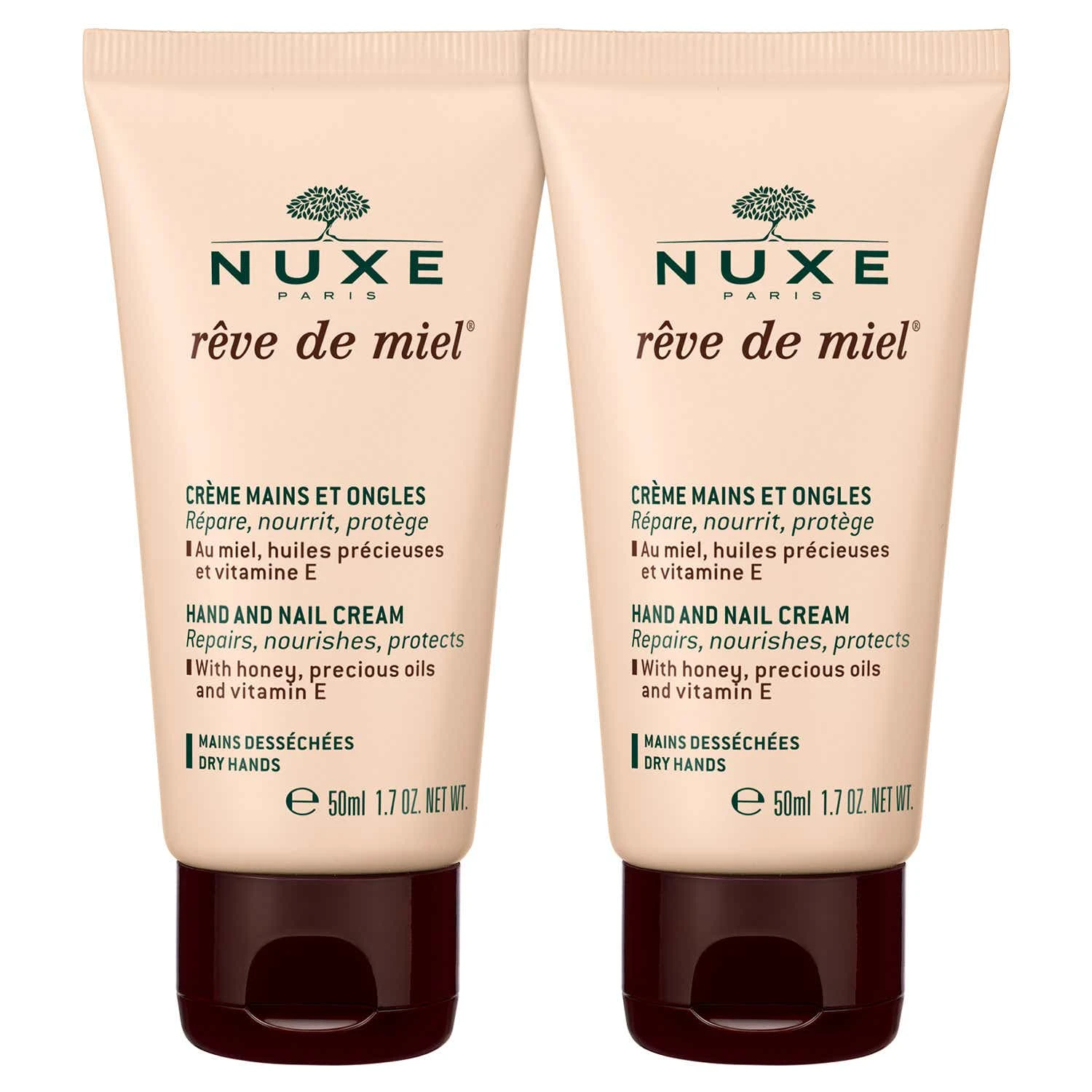 NUXE RÊVE DE MIEL - Crème Mains Et Ongles, 2x50ml 3 NUXE RÊVE DE MIEL - Crème Mains Et Ongles, 2x50ml