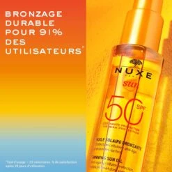 NUXE SUN - Huile Solaire Bronzante SPF50 - Visage Et Corps - Tous Types De Peaux, 150ml -Boticinal Powersanté Soldes Boutique 3264680032608 7