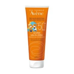 Avène SOLAIRE - Lait Enfant SPF50+ - Visage Et Corps - Peaux Sensibles, 250ml