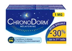 CHRONODORM - Mélatonine 1 Mg, 2x30 Comprimés