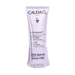 Caudalie VINOTHERAPIST - Crème Réparatrice Mains & Ongles - Peaux Sèches, 2x75ml