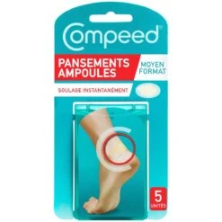 Compeed Pansements Ampoules - Moyen Format, 5 Unités