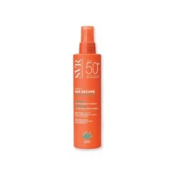 SVR SUN SECURE - Spray Solaire Hydratant Invisible SPF50+ - Visage Et Corps - Peaux Hypersensibles Au Soleil, 200ml
