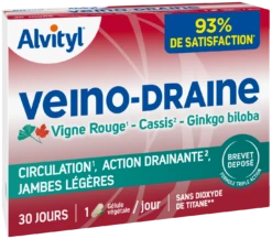 VEINO-DRAINE - Compléments Alimentaires, 30 Gélules