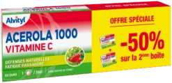 ACEROLA 1000 - Vitamine C, 2x30 Comprimés