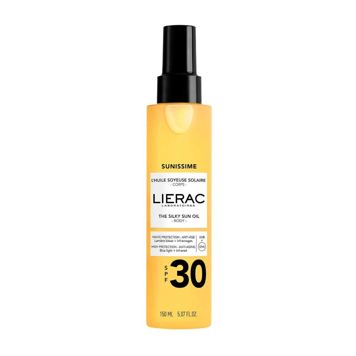 Lierac SUNISSIME - L'Huile Soyeuse Solaire SPF30 - Corps - Tous Types De Peaux, 150ml 3 Lierac SUNISSIME - L'Huile Soyeuse Solaire SPF30 - Corps - Tous Types De Peaux, 150ml