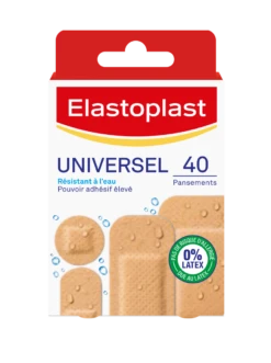 UNIVERSEL - Pansements Résistants à L'Eau, 40 Unités