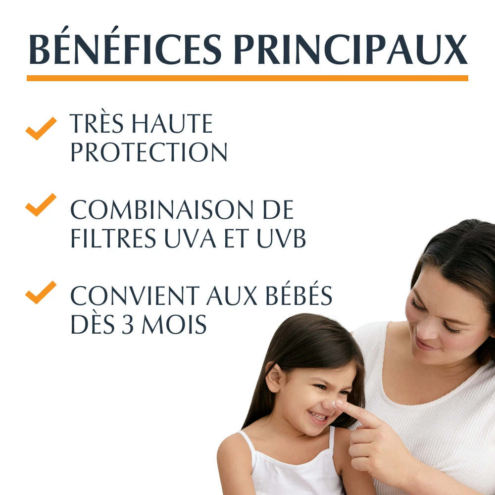 Eucerin SUN PROTECTION - Sensitive Protect Kids Gel-Crème Solaire Toucher Sec SPF50+ - Visage Et Corps - Peaux Sensibles, 200ml 4 Eucerin SUN PROTECTION - Sensitive Protect Kids Gel-Crème Solaire Toucher Sec SPF50+ - Visage Et Corps - Peaux Sensibles, 200ml – Image 2