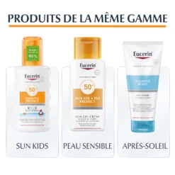 Eucerin SUN PROTECTION - Sensitive Protect Kids Gel-Crème Solaire Toucher Sec SPF50+ - Visage Et Corps - Peaux Sensibles, 200ml 13 Eucerin SUN PROTECTION - Sensitive Protect Kids Gel-Crème Solaire Toucher Sec SPF50+ - Visage Et Corps - Peaux Sensibles, 200ml -Boticinal Powersanté Soldes Boutique 4005800340703 6