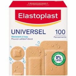UNIVERSEL - Pansements Résistants à L'Eau, 100 Unités