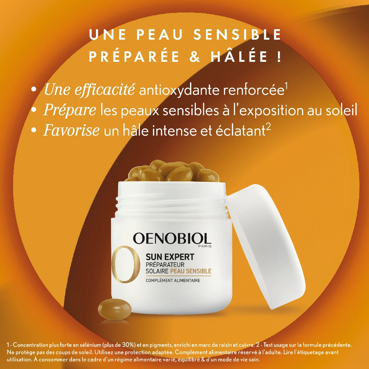 SUN EXPERT - Préparateur Solaire Peau Sensible - Programme 2 Mois, 2x30 Capsules Végétales 5 SUN EXPERT - Préparateur Solaire Peau Sensible - Programme 2 Mois, 2x30 Capsules Végétales – Image 3