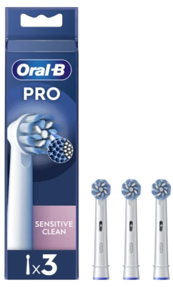 Oral B PRO SENSITIVE CLEAN -Brossettes De Rechange Brosse à Dents Électrique, 3 Unités