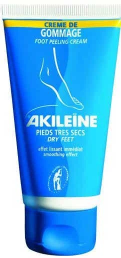 AKILEÏNE - Crème De Gommage - Pieds Très Secs, 75ml