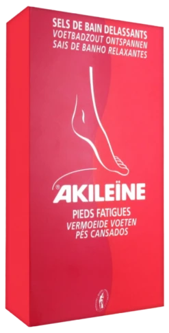 AKILEÏNE - Sels De Bain Délassants Aux Lipoaminoacides - Pieds Fatigués, 300g