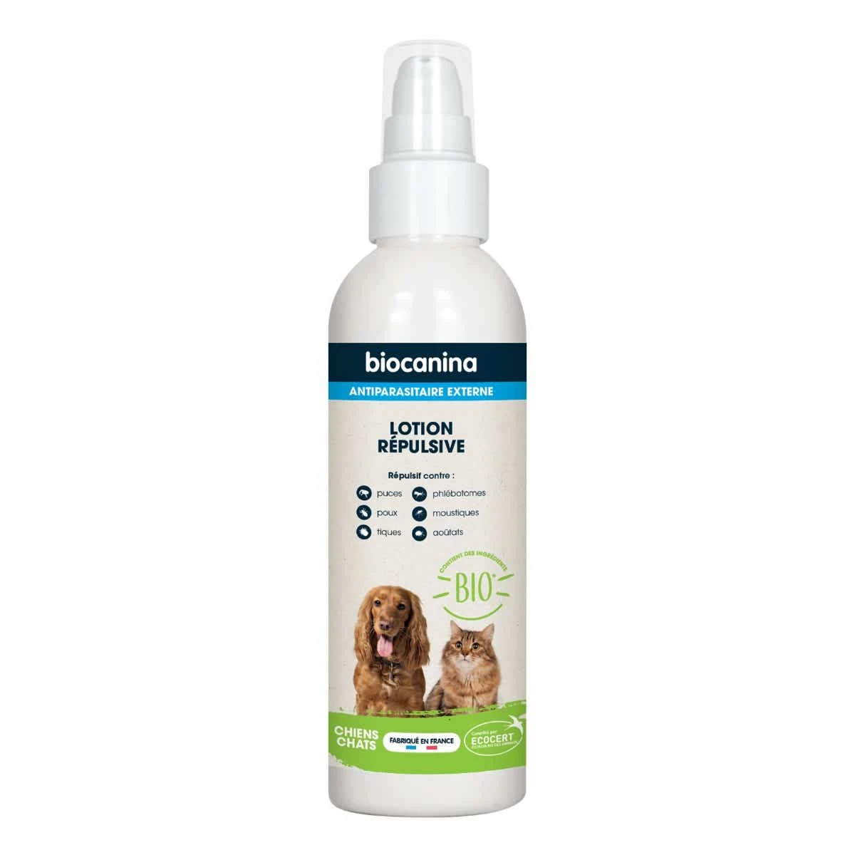 ANTIPARASITAIRE EXTERNE - Lotion Répulsive Bio - Chien Et Chat, 240ml