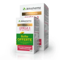 Arkopharma ARKOGÉLULES - Oméga-3 Origine Marine, 180+60 Gélules