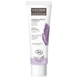 CATTIER Masque Argile Violette Bio - Tous Types De Peaux, 100ml