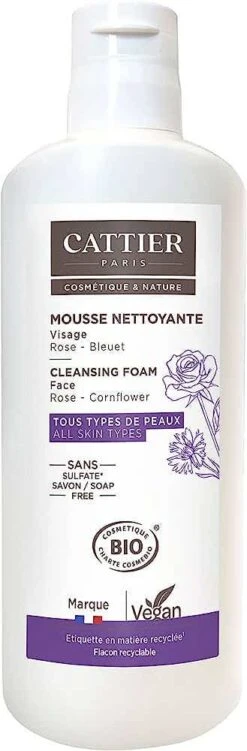 CATTIER NUAGE CÉLESTE - Mousse Nettoyante - Tous Types De Peaux, 150ml