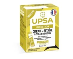 DIGESTION - Citrate De Bétaïne Et Citrate De Calcium - Goût Citron Menthe, 10 Sachets Doses