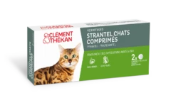 Strantel Vermifuge Comprimés Chat, 2 Comprimés