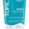 TOPICREM SUN PROTECT - Douche Réhydratante - Visage Et Corps - Peaux Sensibles, 200ml