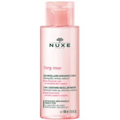 NUXE VERY ROSE - Eau Micellaire Apaisante 3-en-1 Toutes Peaux, 400ml