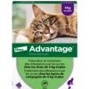 ADVANTAGE 80 - Traitement Anti-Puces Pour Chats Et Lapins 4kg Et +, 6 Pipettes