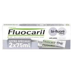BI-FLUORÉ - Dentifrice Blancheur, 2x75ml