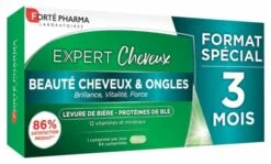Expert Cheveux - Triple Action, 3x28 Comprimés, Format 3 Mois, Dont 50 % Offert