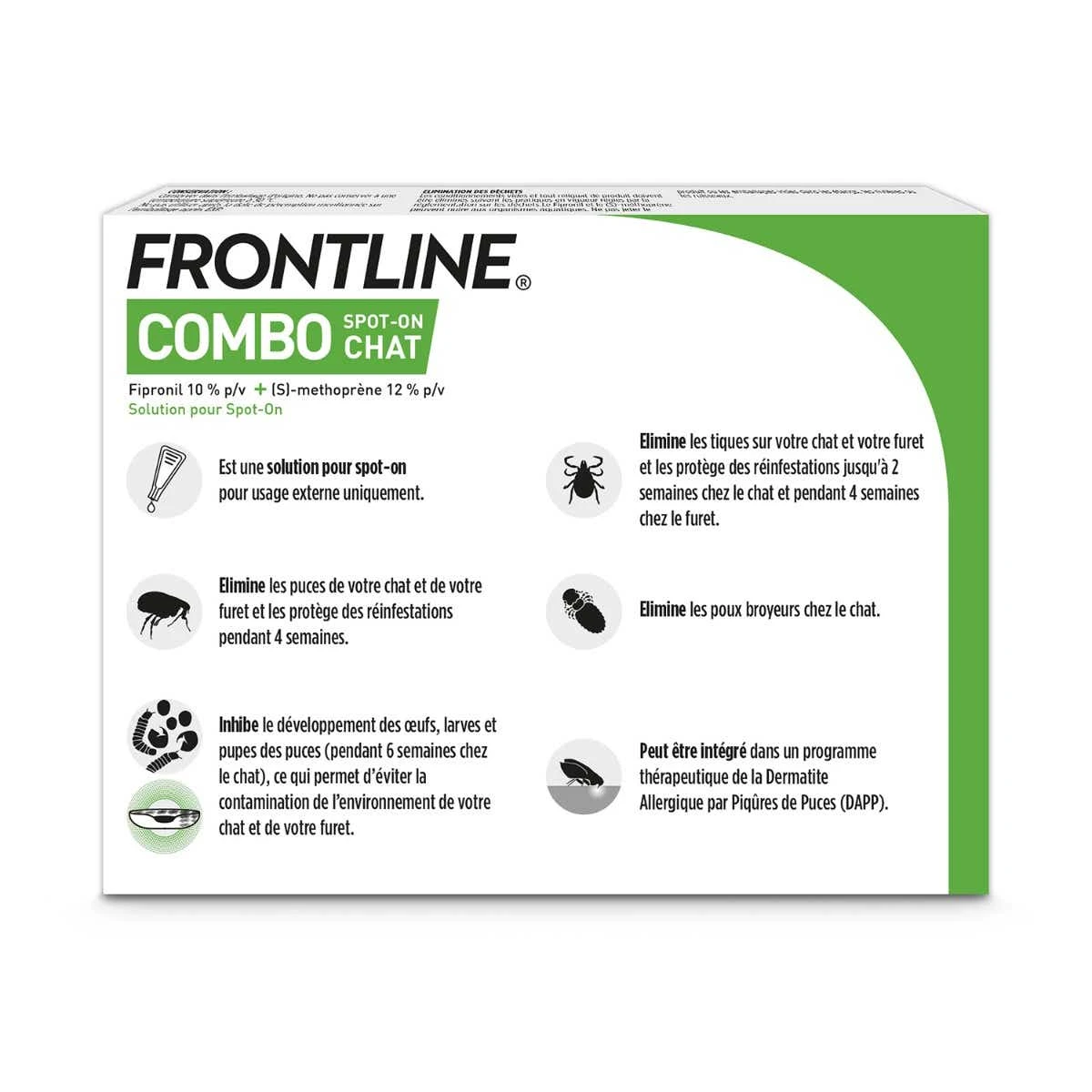 Frontline COMBO - Spot-on Chats, 6 Pipettes De 0,5ml – Image 2