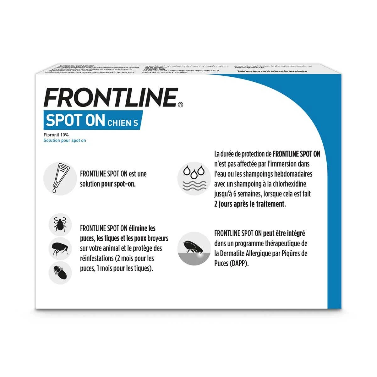Frontline SPOT-ON - Solution Pour Spot-On Chiens - De 2 à 10kg, 6 Pipettes De 0.67ml – Image 3