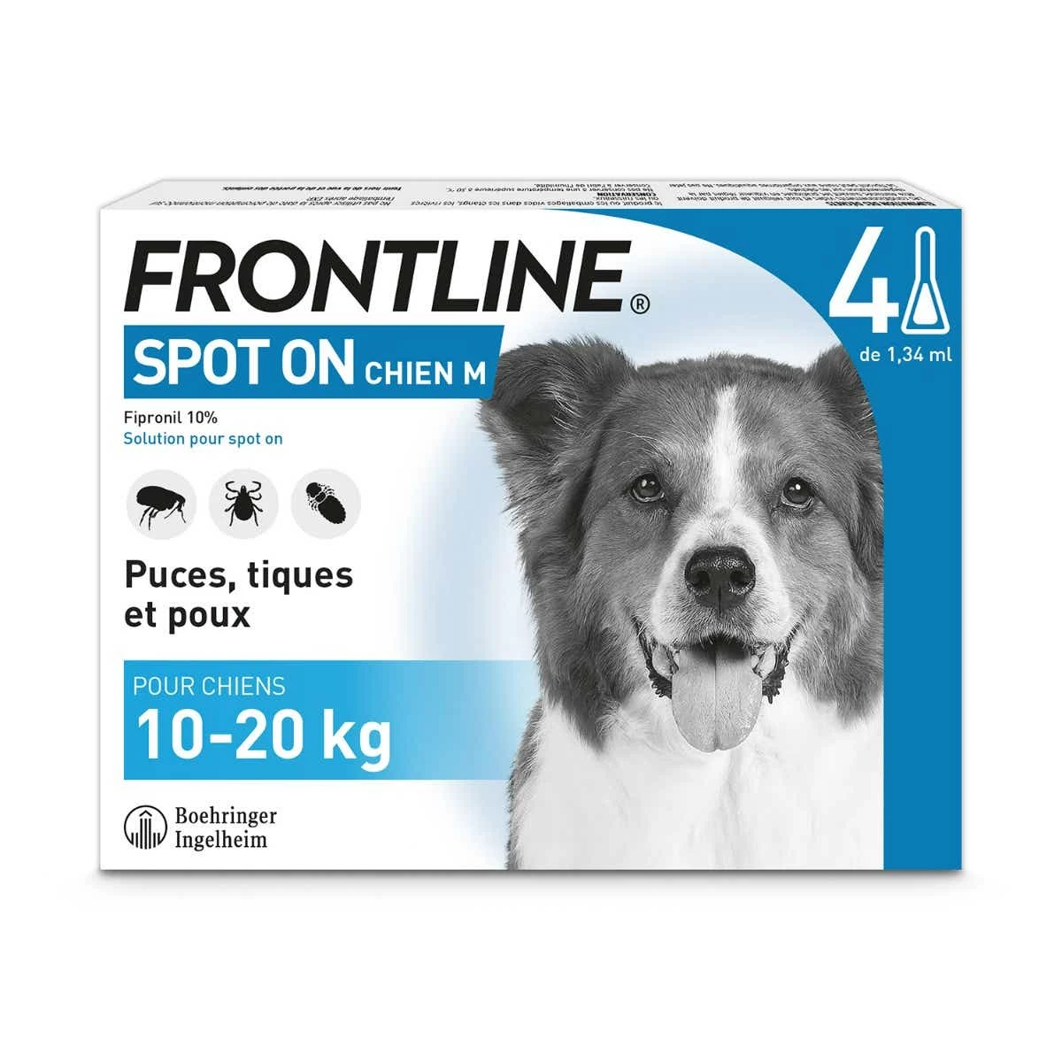 Frontline SPOT-ON - Spot-on Chiens - De 10 à 20kg, 4 Pipettes De 1,34ml – Image 2