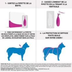 Frontline TRI-ACT - Spot-On Chiens - De 20 à 40kg, 6 Pipettes De 4ml -Boticinal Powersanté Soldes Boutique frontline tri act spot on chiens de 20 40kg 6 pipettes de 4ml 4