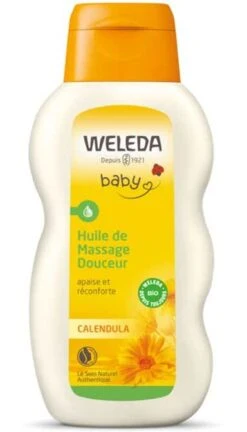 Weleda BÉBÉ - Huile De Massage Douceur Au Calendula Bio, 200ml