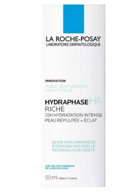 LA ROCHE-POSAY HYDRAPHASE HA - Crème Hydratante Riche, 50ml -Boticinal Powersanté Soldes Boutique hydraphase riche 2