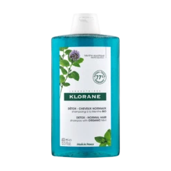 Klorane MENTHE AQUATIQUE BIO - Shampooing Détox - Tous Types De Cheveux , 400ml
