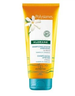 Klorane POLYSIANES SOLAIRE - Shampooing Douche Après Soleil Corps Et Cheveux, 200ml