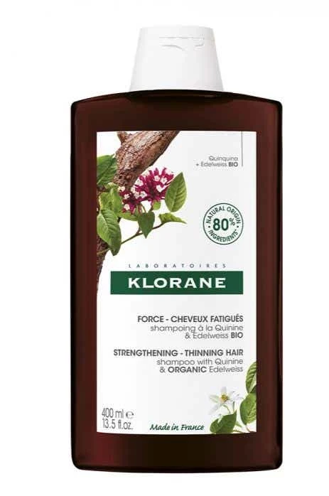 Klorane QUININE & EDELWEISS - Shampoing Force - Cheveux Fatigués, 400ml 3 Klorane QUININE & EDELWEISS - Shampoing Force - Cheveux Fatigués, 400ml