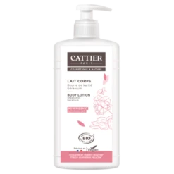 CATTIER Lait Nourrissant Beurre De Karité Et Géranium Bio - Tous Types De Peaux, 500ml