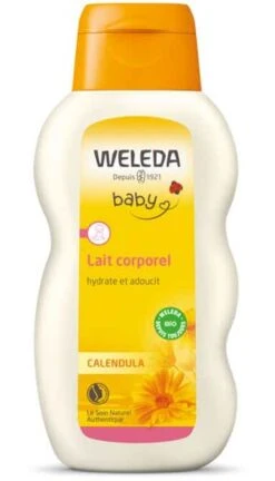 Weleda BÉBÉ - Lait Corporel Au Calendula Bio, 200ml