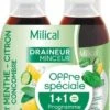Draineur Ultra Menthe Citron Concombre, 2x500ml -Boticinal Powersanté Soldes Boutique milical draineur ultra menthe citron concombre flacons 2x500ml.3