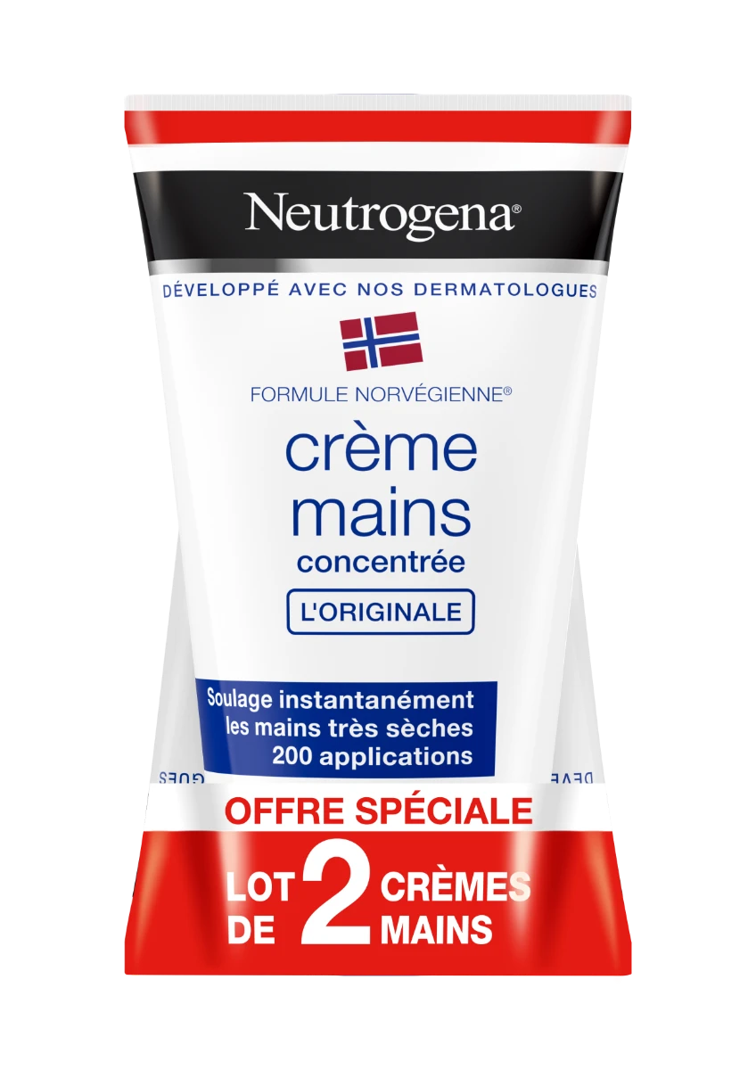 Neutrogena L'ORIGINALE - Crème Mains Hydratante Concentrée - Peaux Très Sèches, 2x50ml 3 Neutrogena L'ORIGINALE - Crème Mains Hydratante Concentrée - Peaux Très Sèches, 2x50ml