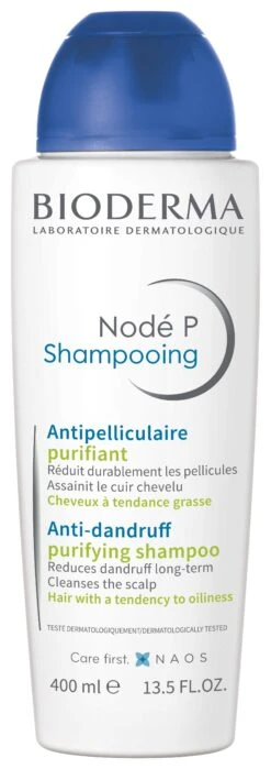Bioderma NODE P - Shampoing Antipelliculaire Purifiant - Cheveux à Tendance Grasse, 400ml