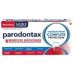 COMPLETE PROTECTION - Dentifrice Quotidien Au Fluor Fraîcheur Intense, 2x75ml