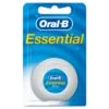 Oral B Essential Floss, Fil Dentaire Ciré Mentholé, 50 M